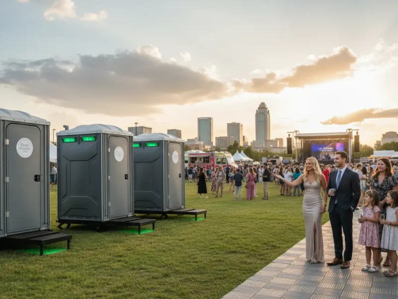 Why Tulsa Events Demand Quality Portable Facilities